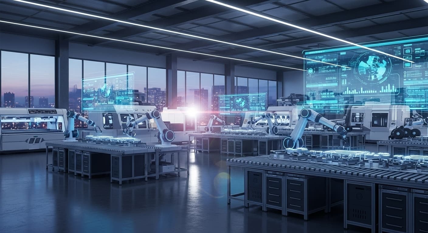 Industrial automation background